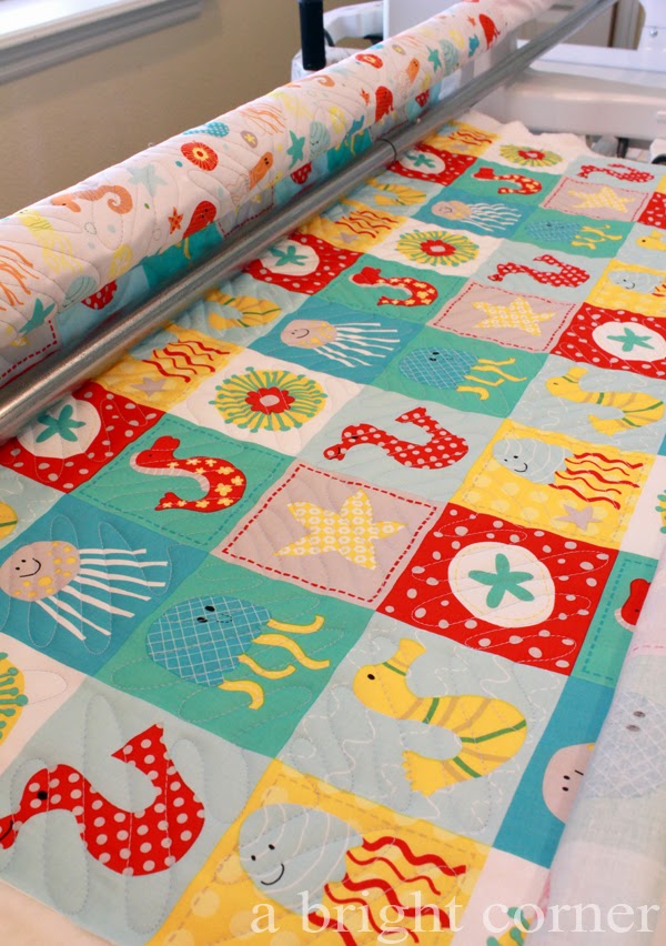 A quick and easy baby quilt - with tutorial!