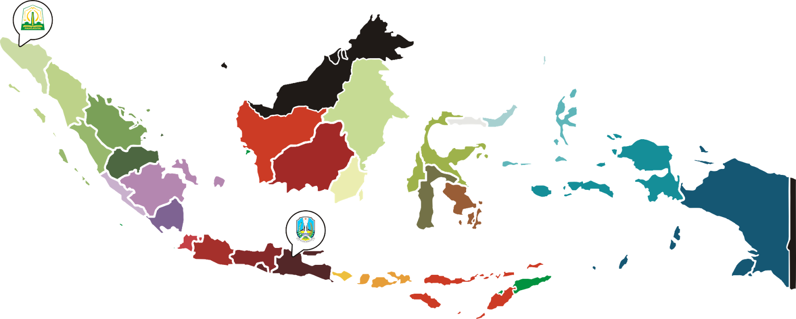 Peta Indonesia Vector Digopm
