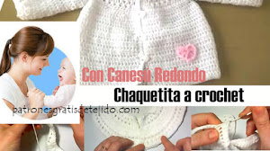 Cómo Tejer Chaquetita a Crochet con Canesú Redondo | Tutorial en Video en Español