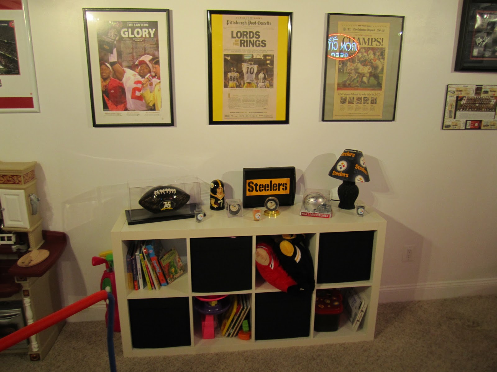 Projects of Plenty: Basement build: Basement is finally complete!!