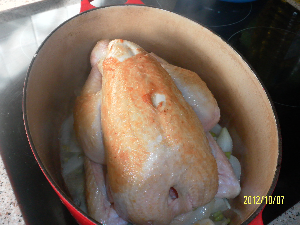 FLOWER POT KITCHEN ROASTED TARRAGON CHICKEN WITH TARRAGON CREAM GRAVY