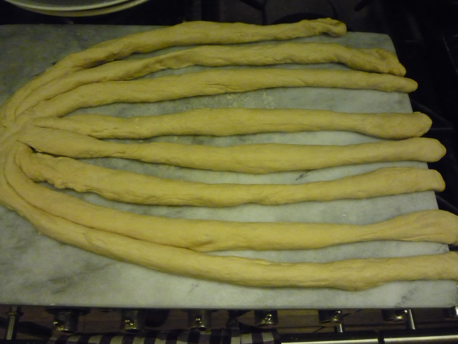 The Begrudging Baker: Eight-strand Plaited Loaf