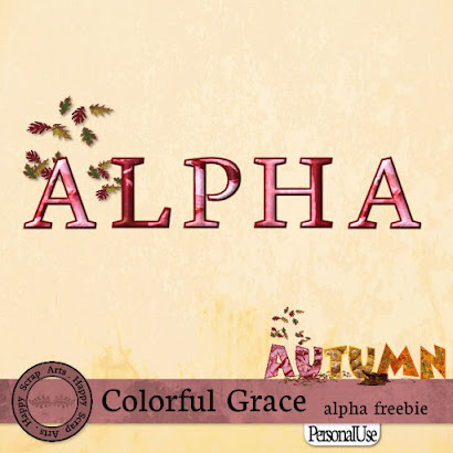 Colorful Grace Alpha gemaakt door Eileen - HSA