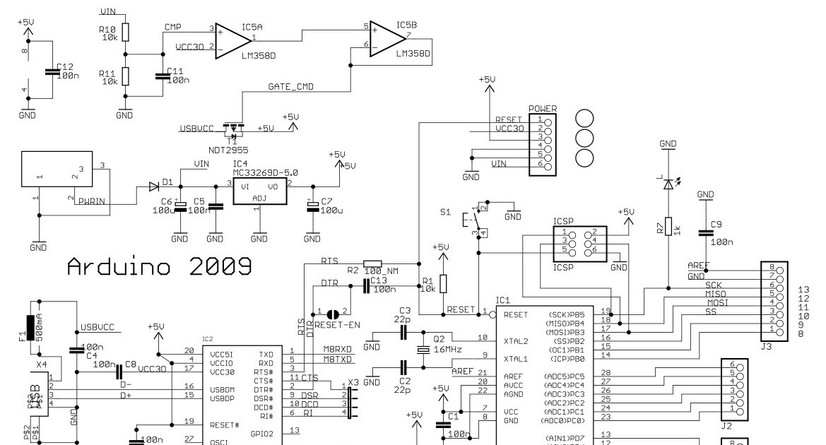 arduino duemilanove schematic