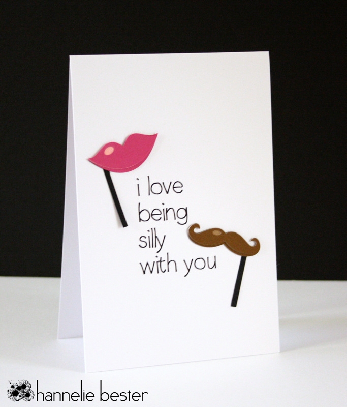 Love being silly card