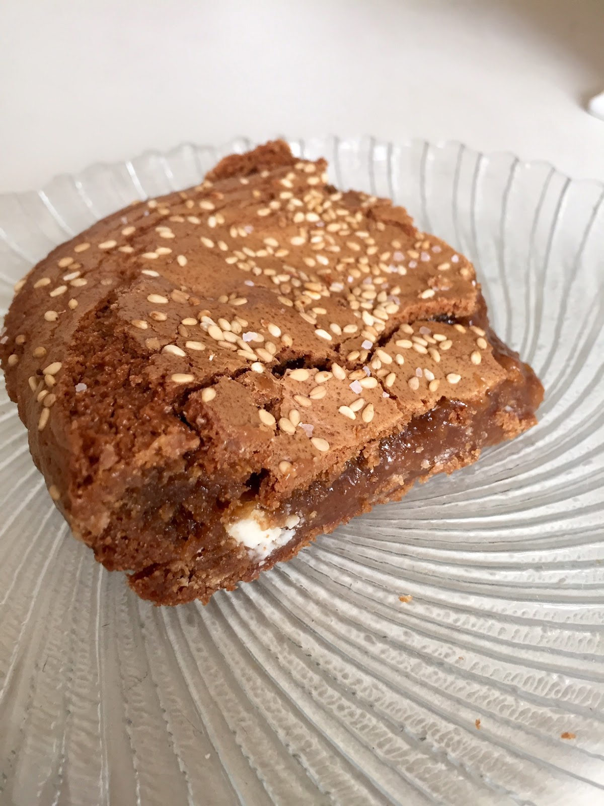 Tahini Vanilla Bean Blondies Visions of Sugar Plum