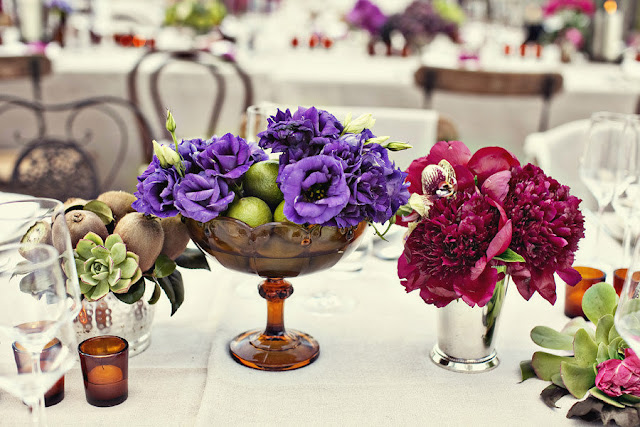Garden Themed Centerpieces ~ Unique Wedding Ideas and Collections