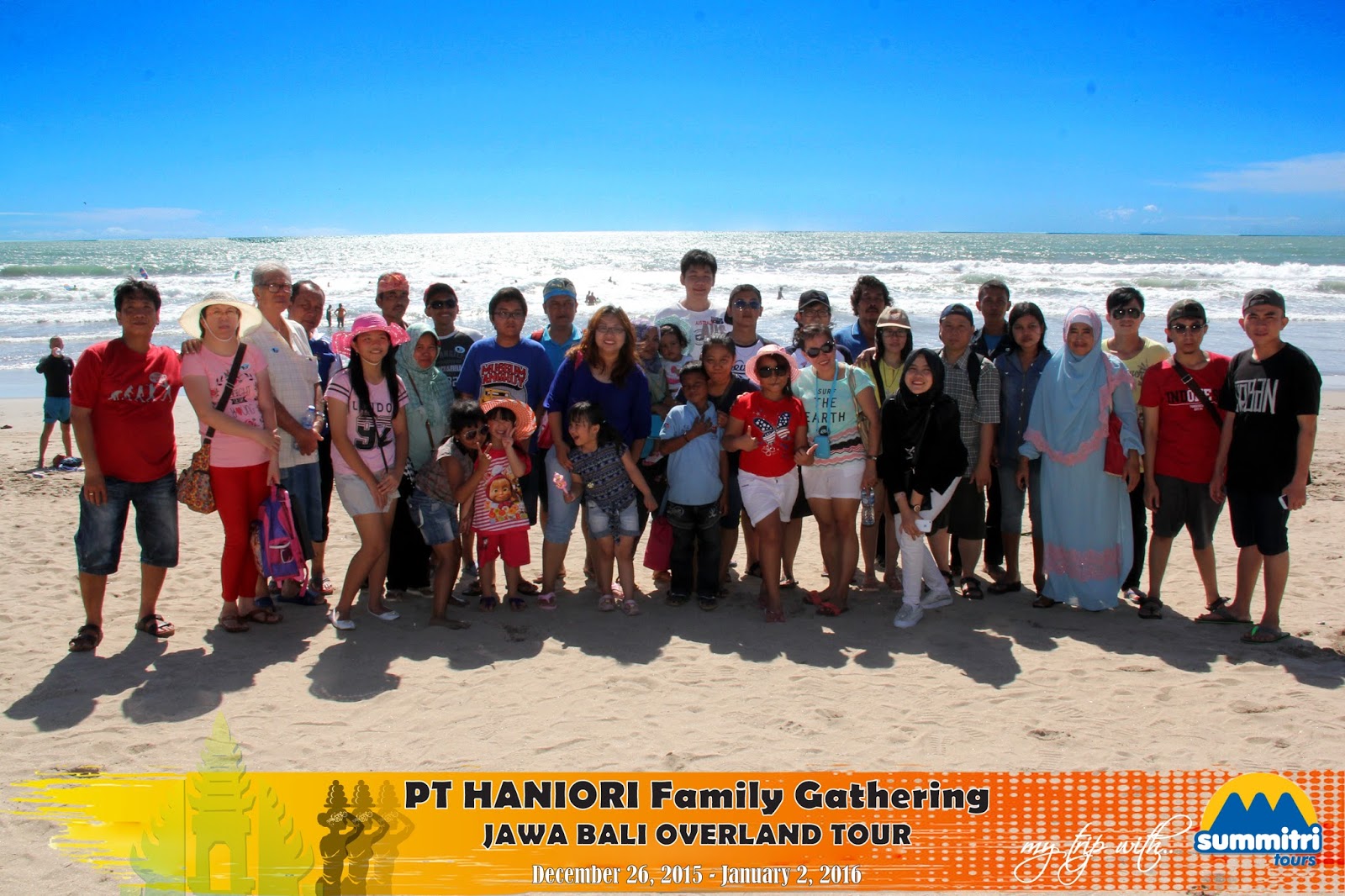 Pt haniori family gathering goes to bali.