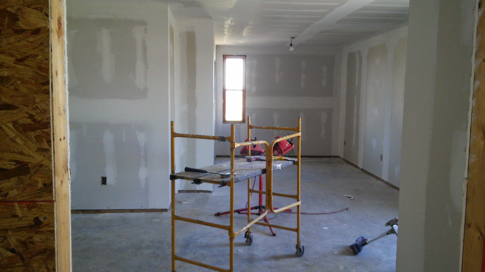 recycled homesteading More drywall to finish