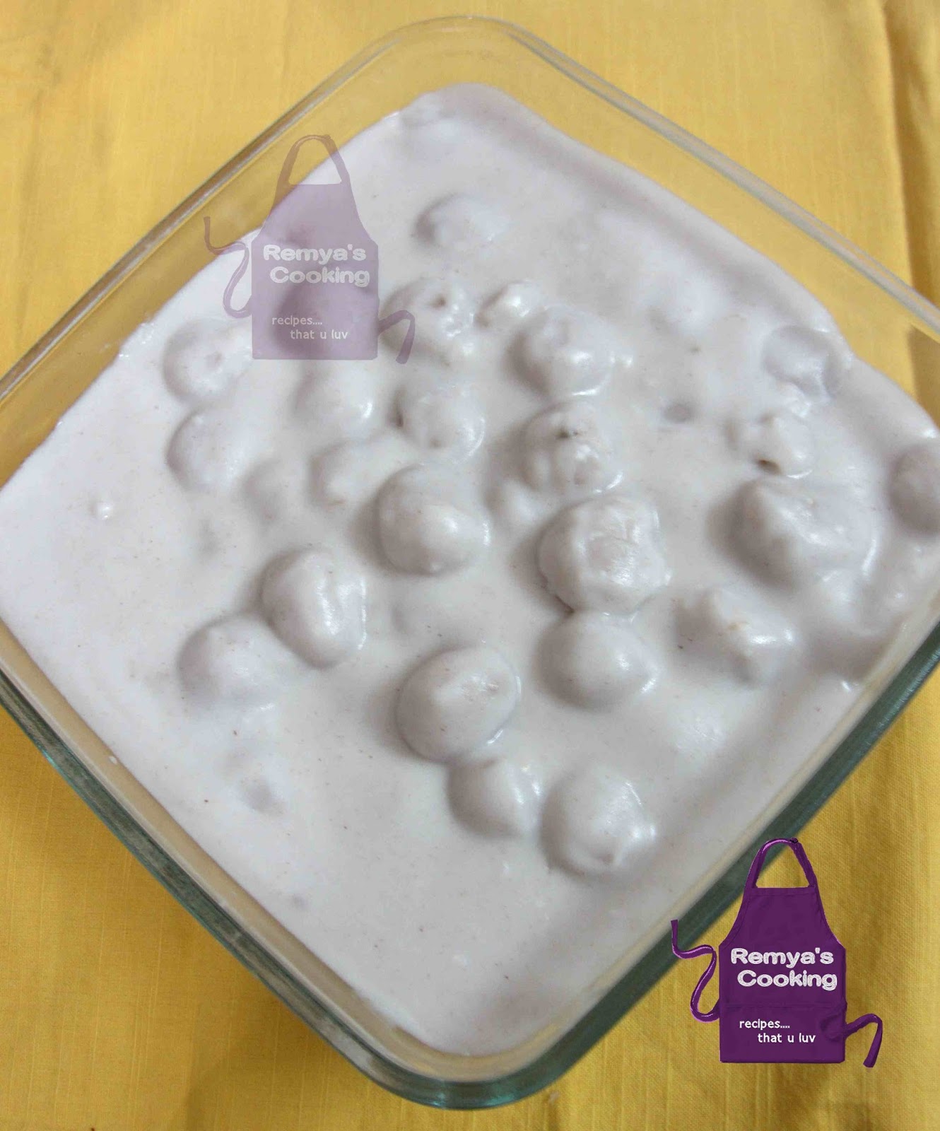 Remya's Baking Nadan Ari Pidi (Rice Flour Ball Dumplings in coconut milk)