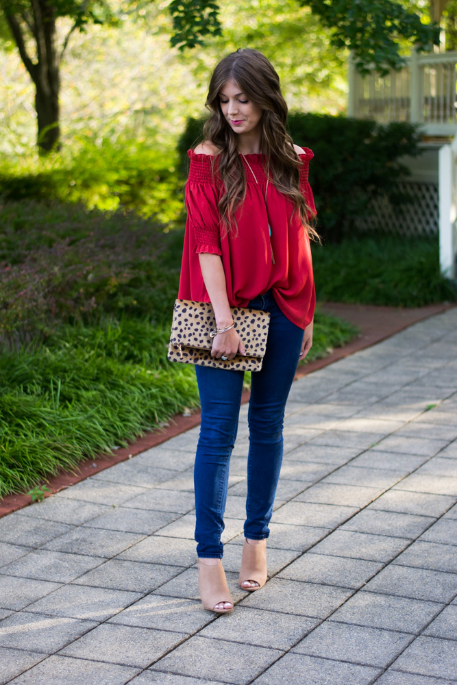 How To Wear OffShoulder in Fall Chasing Cinderella