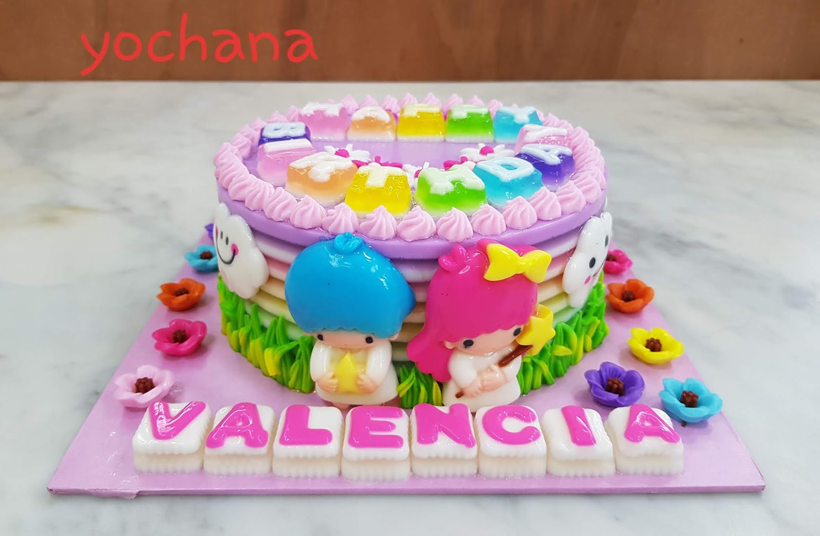 Yochana&rsquo;s Cake Delight! : Happy Birthday Valencia