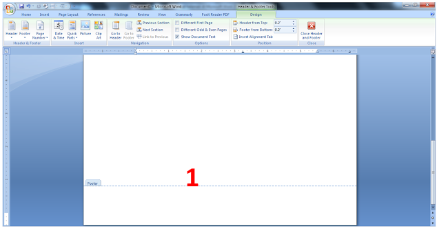 cara membedakan posisi halaman di word