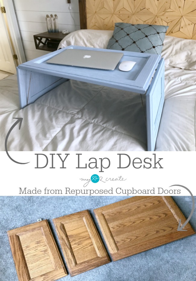 How To Make A Lap Desk From Repurposed Cupboard Doors My Love 2