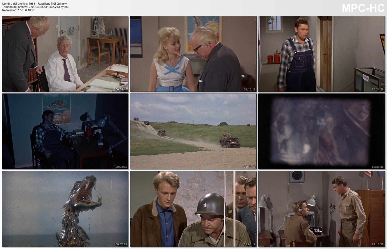 Reptilicus (1961)|1080p|Mega|cine de mounstro