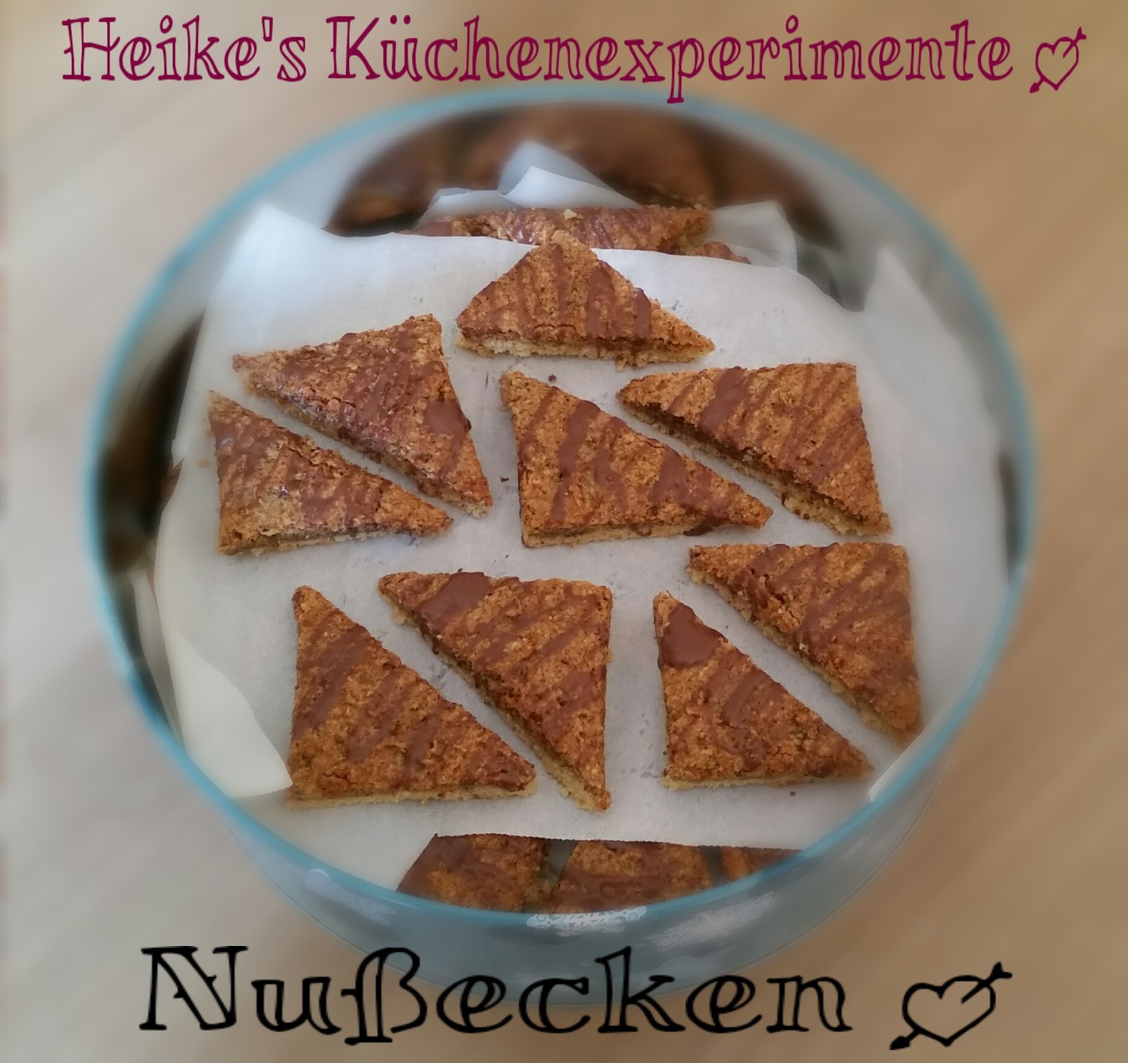 Heike&amp;#39;s Küchenexperimente ☆☆☆: Nußecken