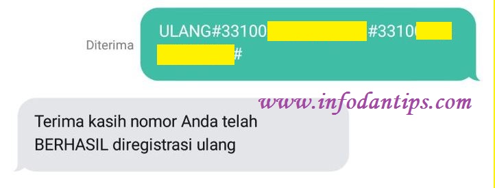 Cara mendaftarkan kartu m3