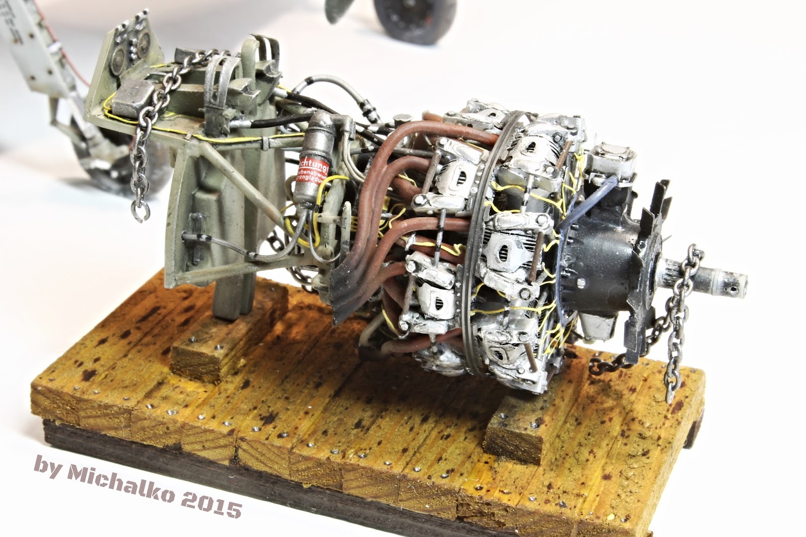 Istvan Michalko's scale models: Luftwaffe BMW 801D radial engine (WWII