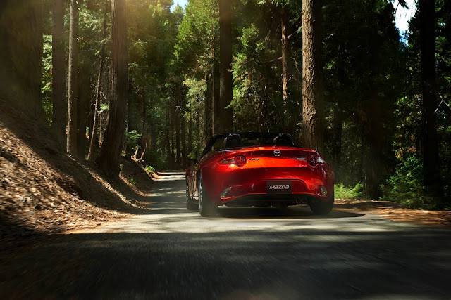 2017 Mazda MX-5 Miata Grand Touring rear view Rear view of 2017 Mazda MX-5 Miata Grand Touring