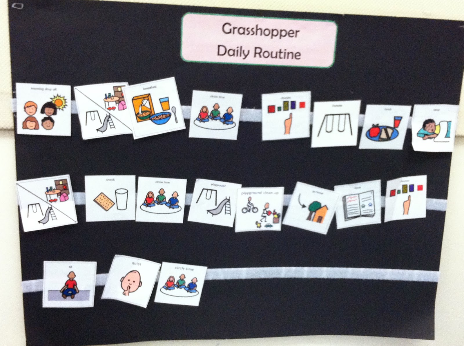 Early childhood environments preschool schedules