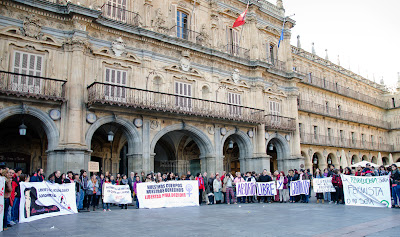 Concentración Día de Acción Mundial por la Salud de las Mujeres en Salamanca
