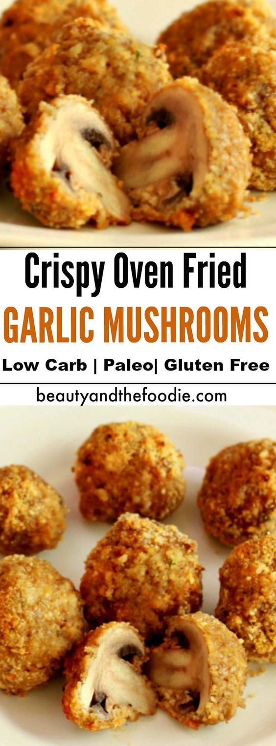 CRISPY OVEN FRIED GARLIC MUSHROOMS Recipe Notes