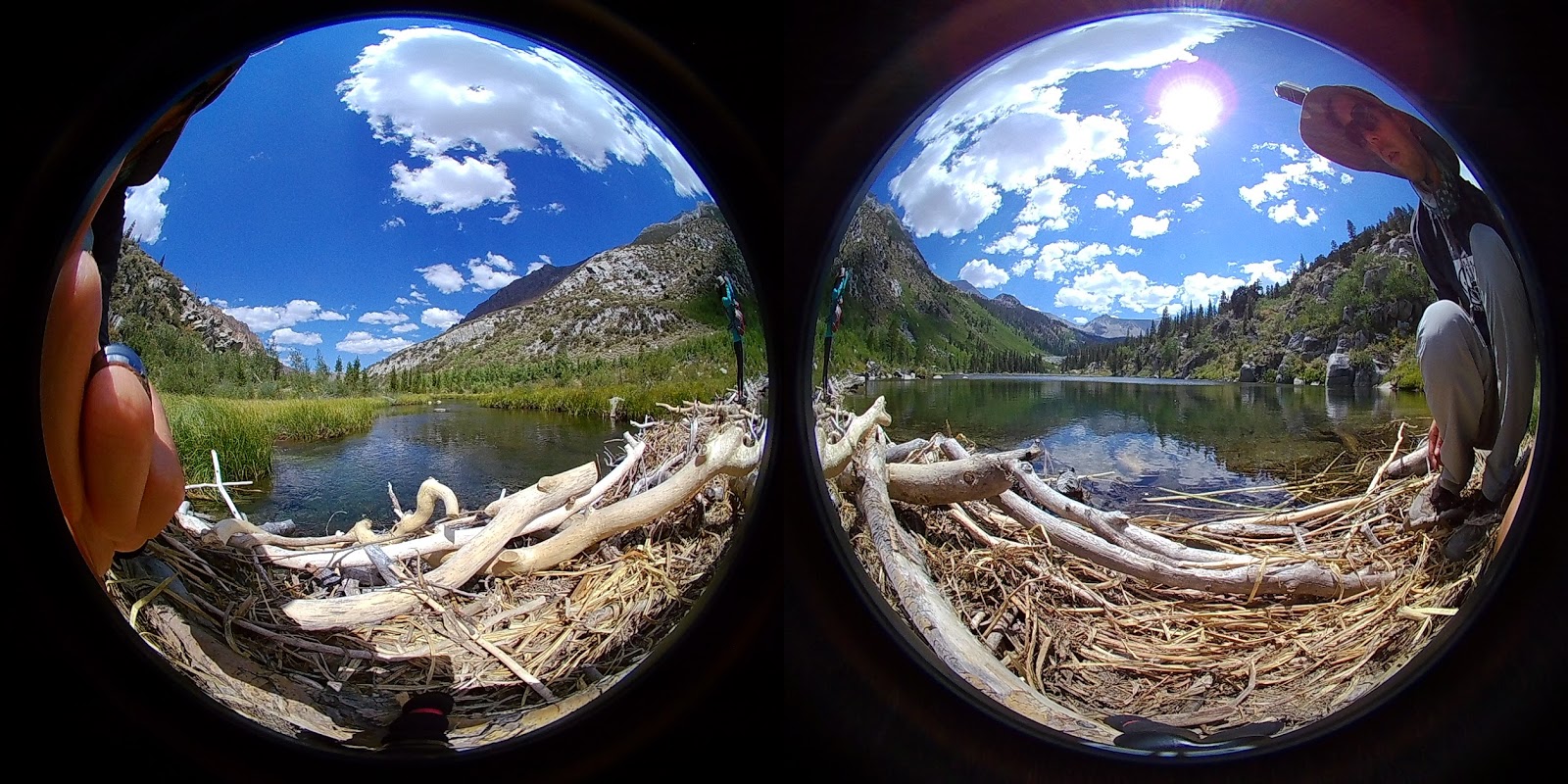 ELECAM 360 A Budget 360 Camera Hunting the River King