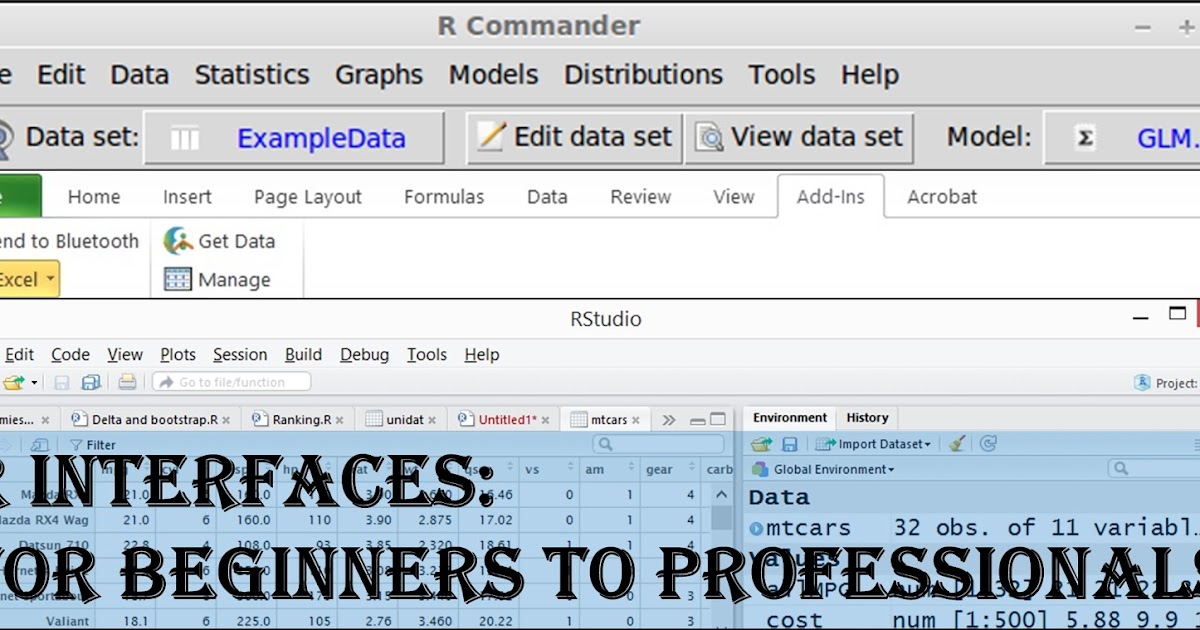 R graphical user interface (GUI) for people from beginners to ...