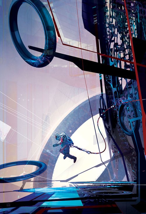 As incríveis ilustrações de ficção científica futurista e espacial de Stephan Martiniere Stephan Martiniere arte ilustrações ficção científica capas livros espacial futurista robôs
