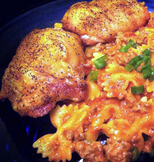 Baked Chicken and Pasta