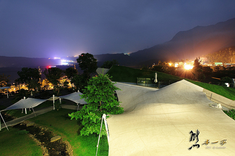 雲林古坑華山觀止虫二行館|可遠眺三縣市美麗夜景