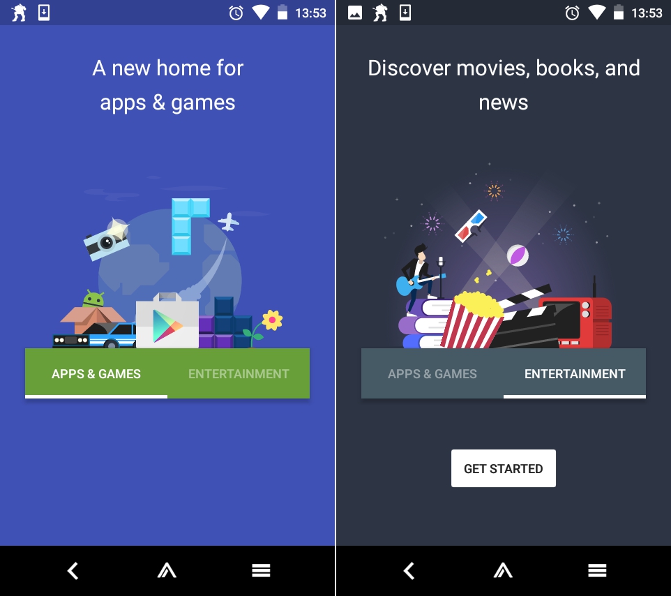 Aplikasi Google Play Store 5.12.9 6.0.5 dengan Family Sharing Gifting dan NFC