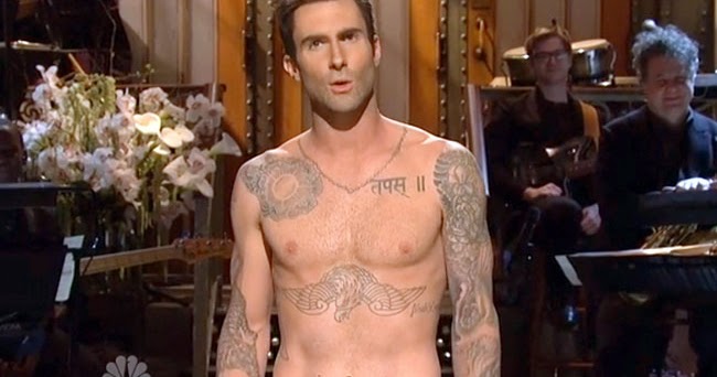 Shirtless Musicians A Shirtless Adam Levine Shows Off His Great Shape