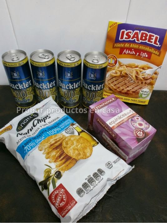 Disfrutabox: Pompadour, Isabel, Buckler Radler, Natuchips