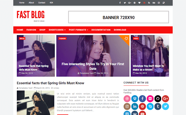 Fastblog Fastblog blogger template