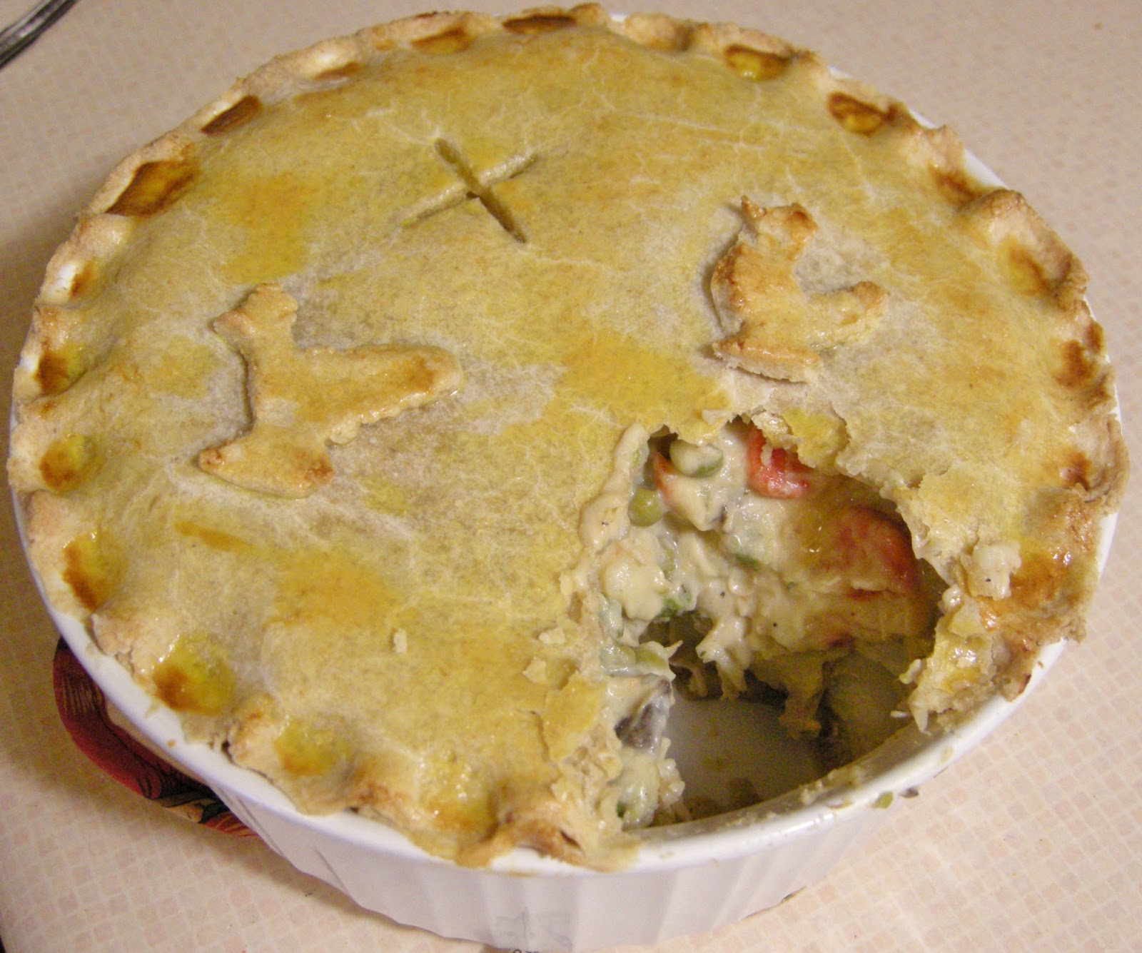 Corbin Cooking DoubleCrust Chicken Pot Pie