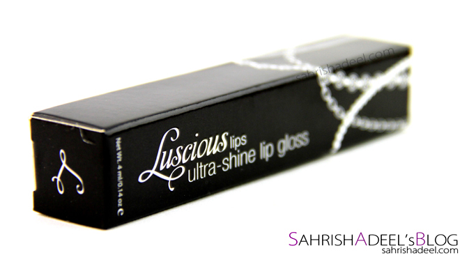 Luscious Cosmetics Ultra Shine Lip Gloss in Crush - Review & Swatch