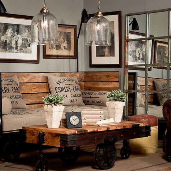 Urban Rustic Living Room Decor Ideas Tracy Collin Blog Instead I Have A Long Narrow Living Room So Find It Quite Challenging To Lay Out The Furniture Far Looks Ok But Still Need Play Around With