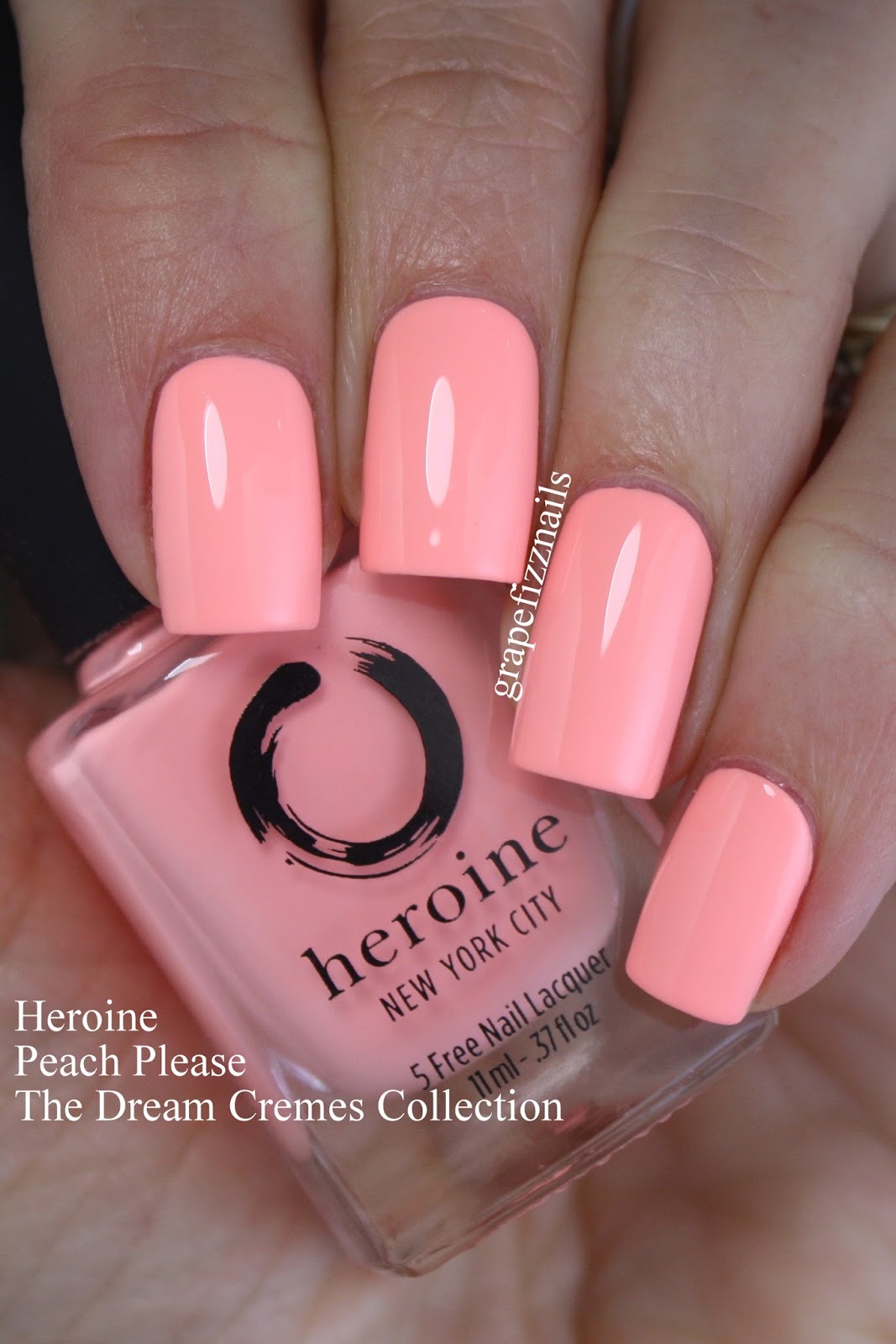 Grape Fizz Nails: Heroine, The Dream Cremes Collection