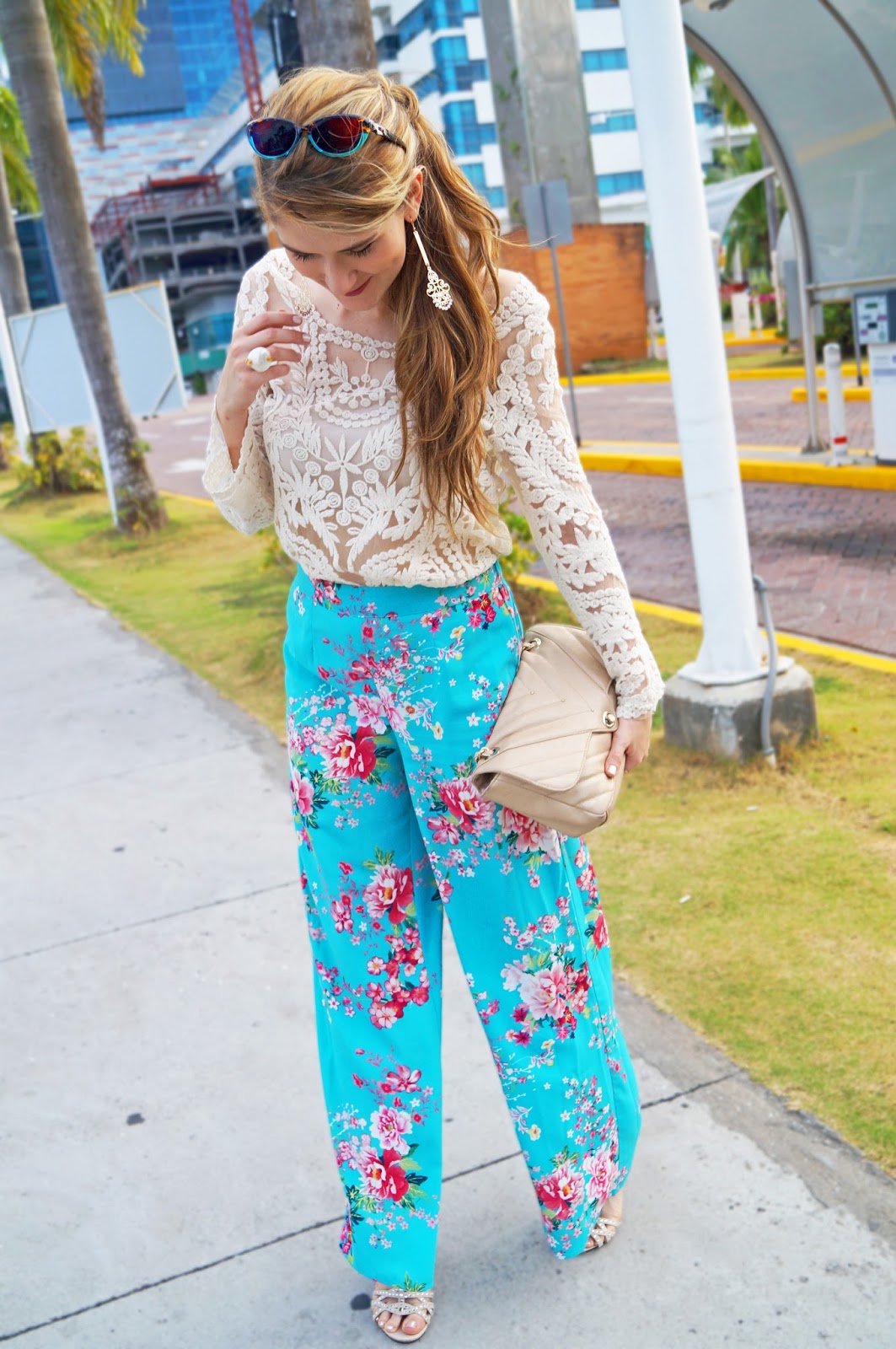 Pair different floral prints for Spring!