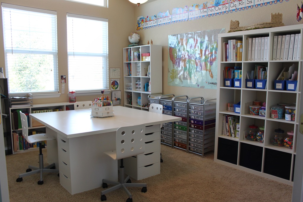 Designing Life Homeschool Room Edesign