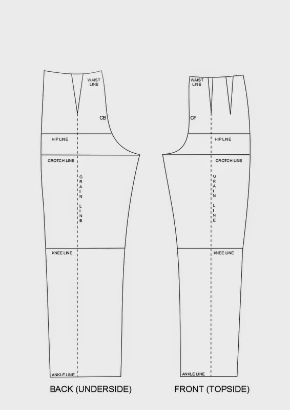 billa's dolls and fashions: Hommes fashion tutorial: trousers