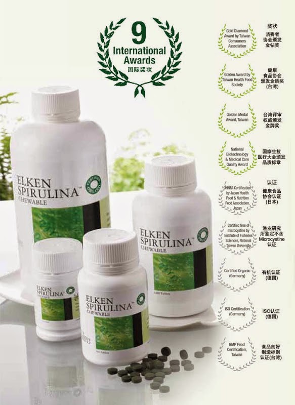 Elken Spirulina Natural Tảo Xoắn tự nhiên Serum