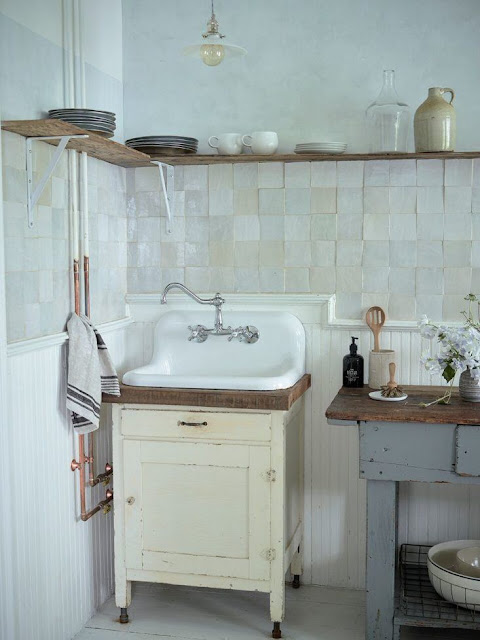 Rustic modern apartment with vintage style by Zio & Sons - found on Hello Lovely Studio