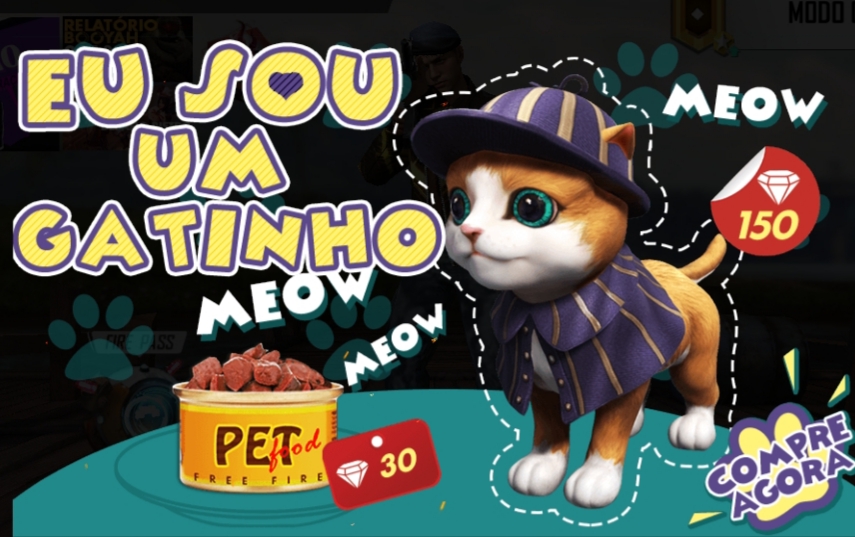 Free Fire Como Ganhar o Pet Gatinho