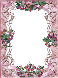 frame pink flower floral frames flowers borders border tiki paper printable background designs clip foto card creative visit islamic scrapbook