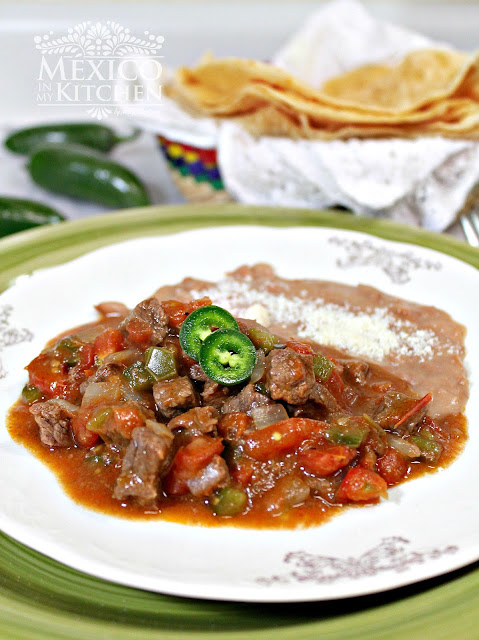 Mexico in My Kitchen: A Beef Stew to serve with flour tortillas ...