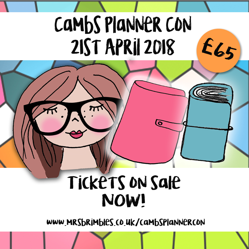 mrs brimbles cambs planner con 2018 tickets on sale now planners for sale