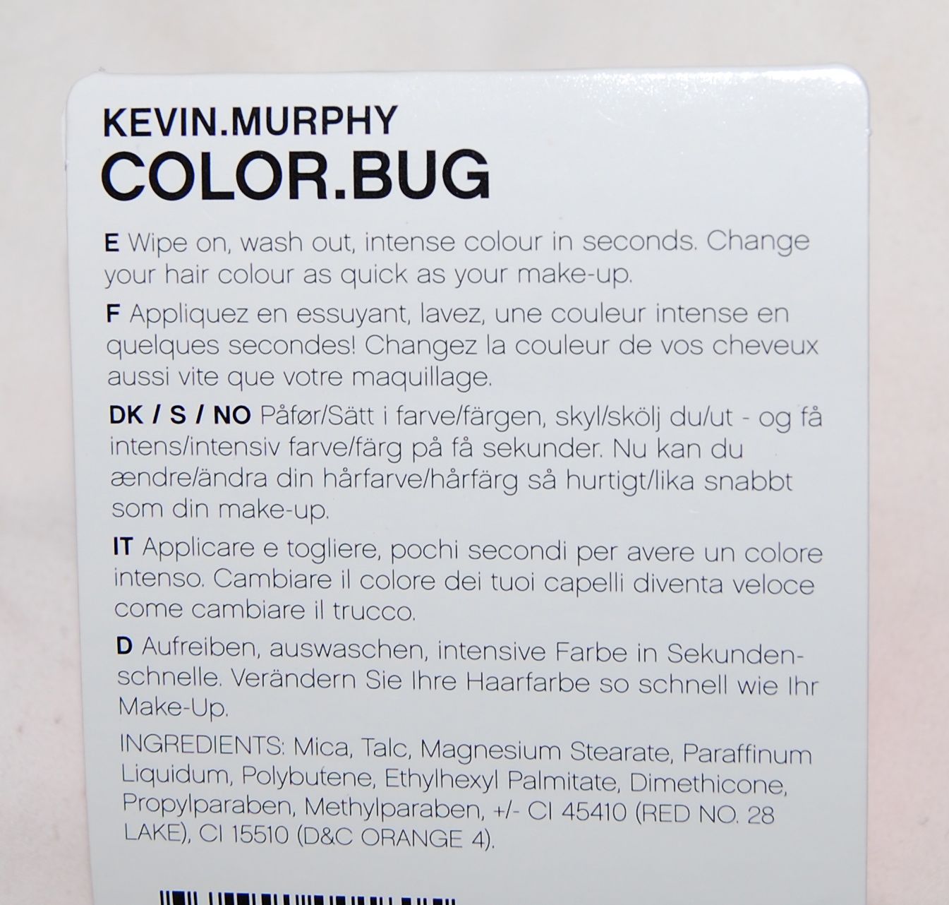 beauty squared Kevin Murphy Colour Bug Review and Photos