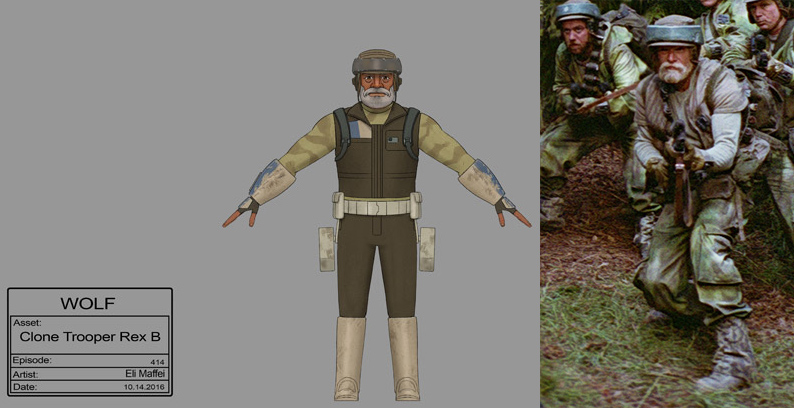 commander rex on endor